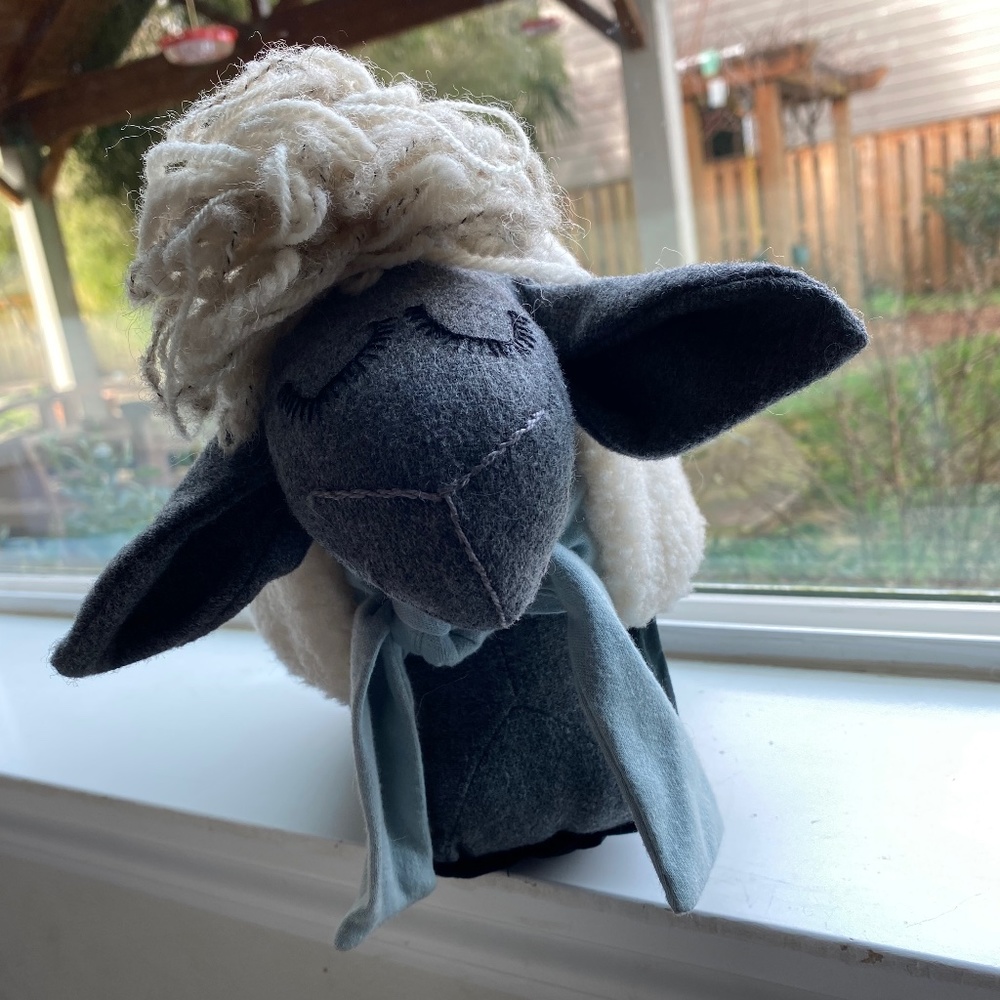 Artisan made stuffed lamb.